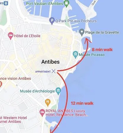 Superbe 2p Mezzanine Au Coeur Du Vieil * Antibes